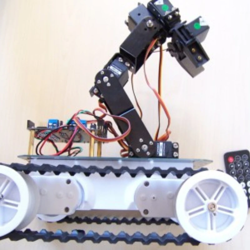 

make for Arduino Open Source Infrared Remote Control Robot Land Rover 5 Manipulator Kit A (Parts)