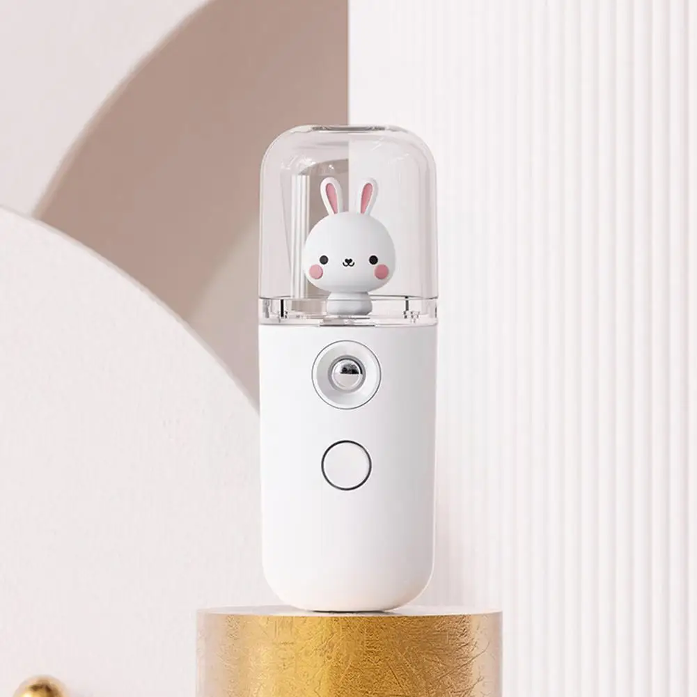 

New Nano Mist Sprayer Facial Sprayer Mini Cartoon USB Portable Women Tool Beauty Skin Face Moisturizing Care Steamer
