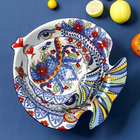 european creative fish shaped bowls personalized fruit salad bowls home soup bowls dessert bowls single ceramic bowls cute bowls