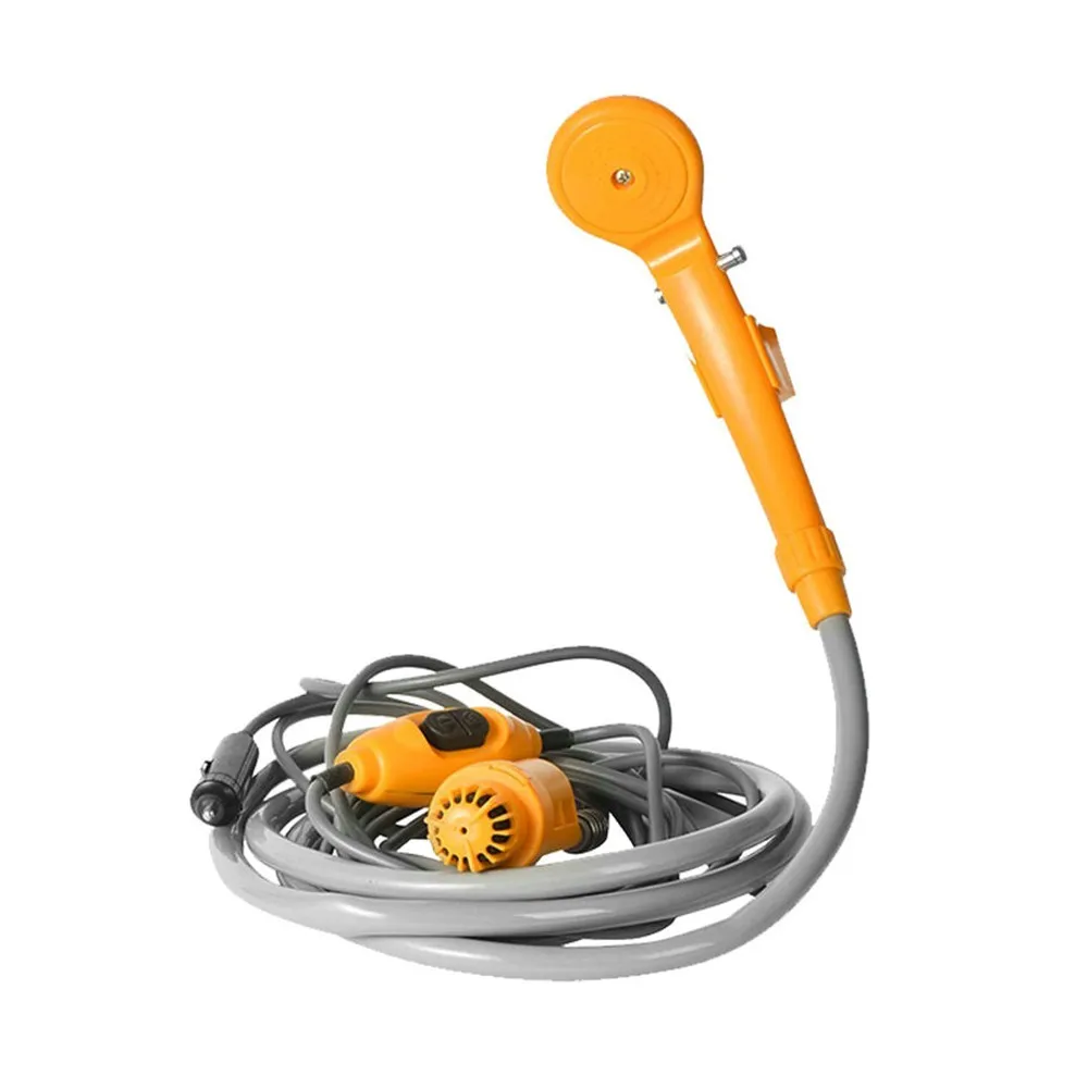 

Portable Outdoor Shower Kit, 12V Camping Showers with Water Pump, 6 Meter Cable with