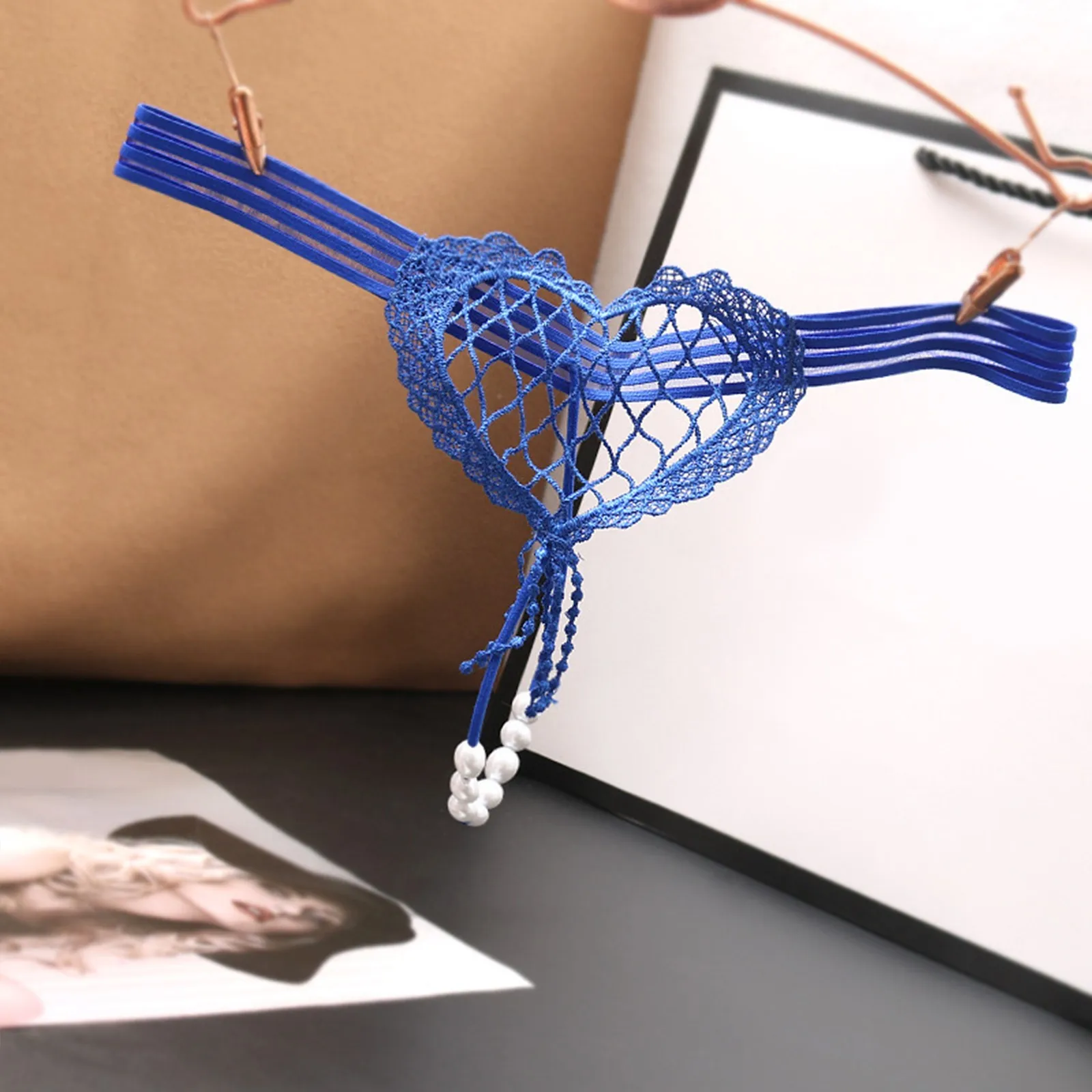 Стринги женские в форме сердца с заниженной талией пикантное бесшовное удобное