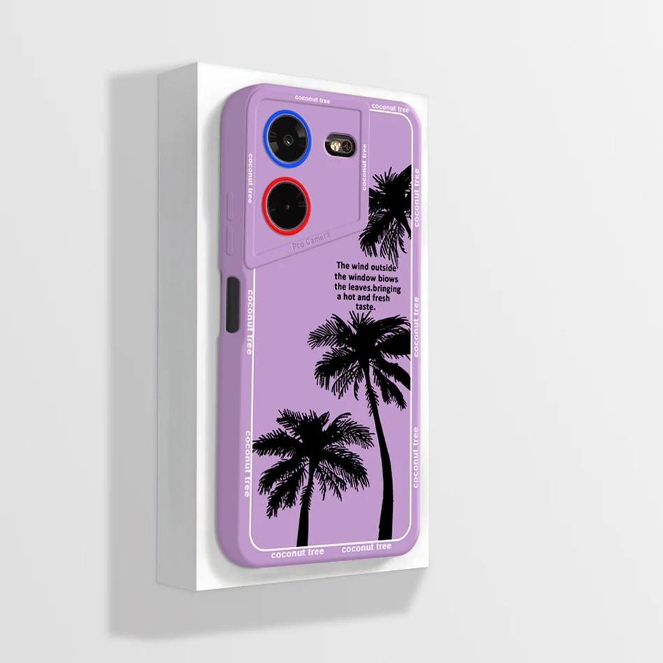 Защитный чехол для телефона из мягкого силикона ТПУ с рисунком цветка тюльпана