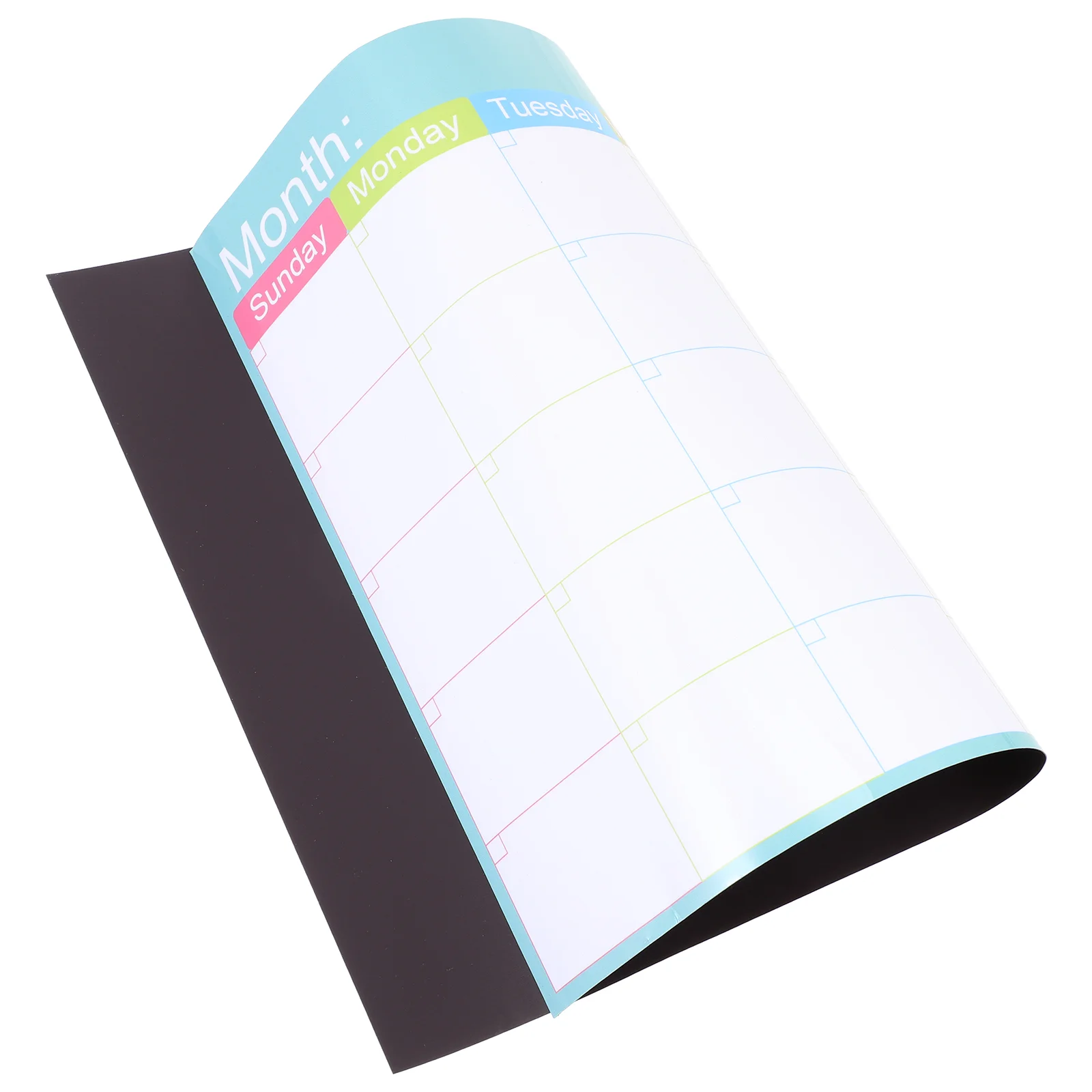 

Refrigerator Dry Erase Calendar Magnetic White Board Sticker Erasable Memo Fridge Calendars Surface Decor