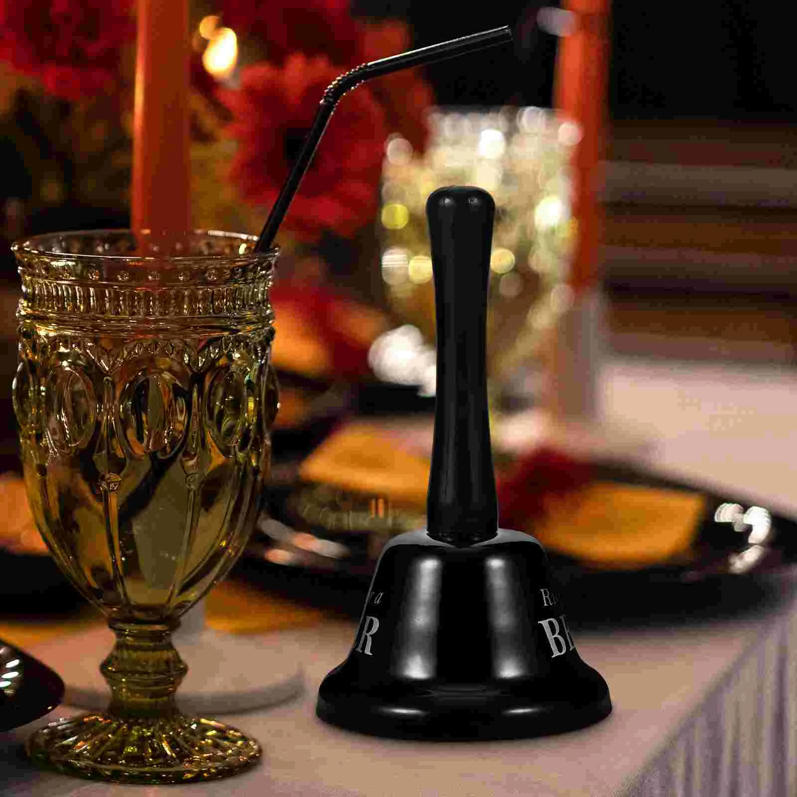 

Metal Alphabet Hand Bell Dinner Party Desktop Toys Wedding Bells Material Decoration