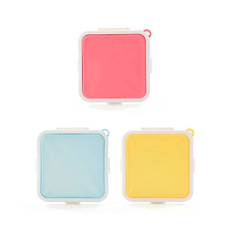 

Sandwich Storage Box Silicone Lunch Box Food Storage Case Reusable Microwave Lunch Box Food Storage Container Sandwich Boxes