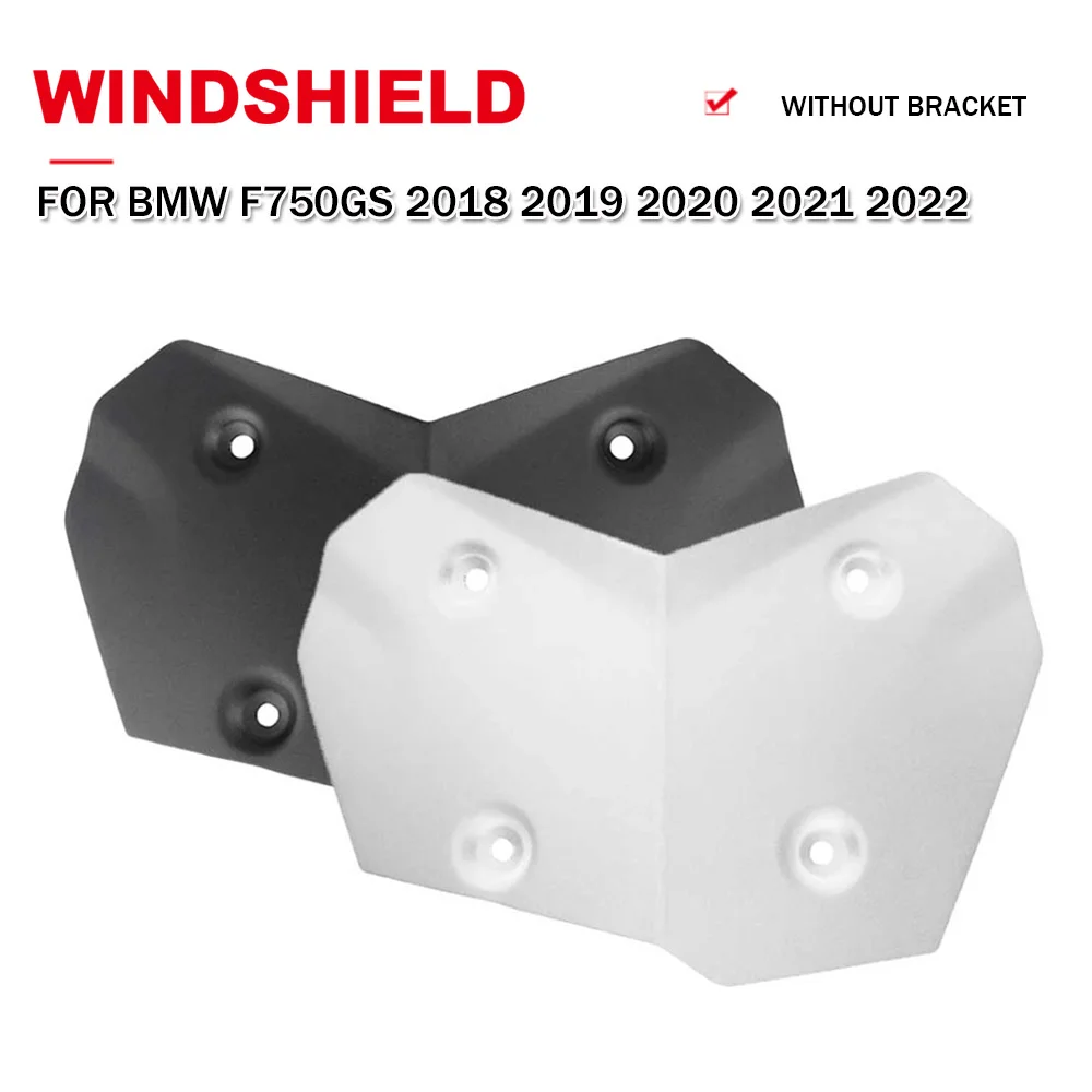 

Motorcycle Headlight Front Fairing Windscreen Windshield For BMW F750GS F 750 GS 2018-21 2022 Aluminum Wind Deflector Protector