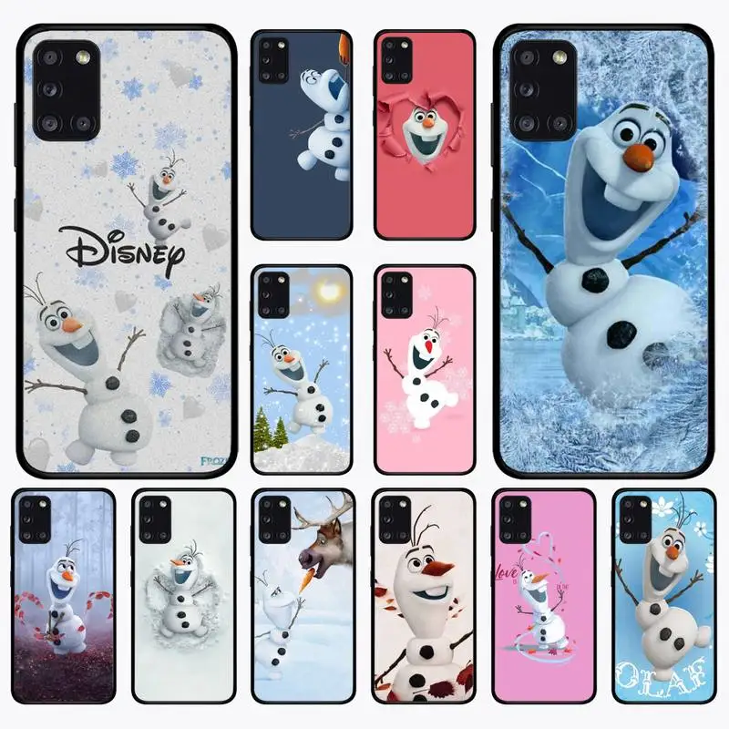 

Disney Olaf Snowman Frozen Phone Case for Samsung A51 01 50 71 21S 70 10 31 40 30 20E 11 A7 2018