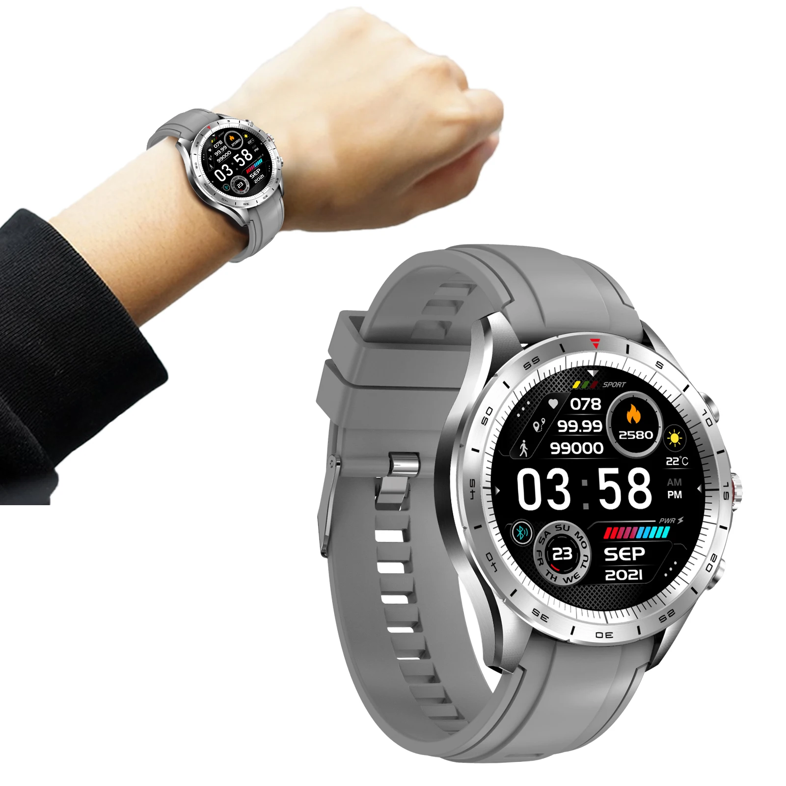 

Sports Smart Watch Fitness Tracker For Men Women Fitness Watches Slim Body Touchscreen Smartwatch With Rotary Button Blood