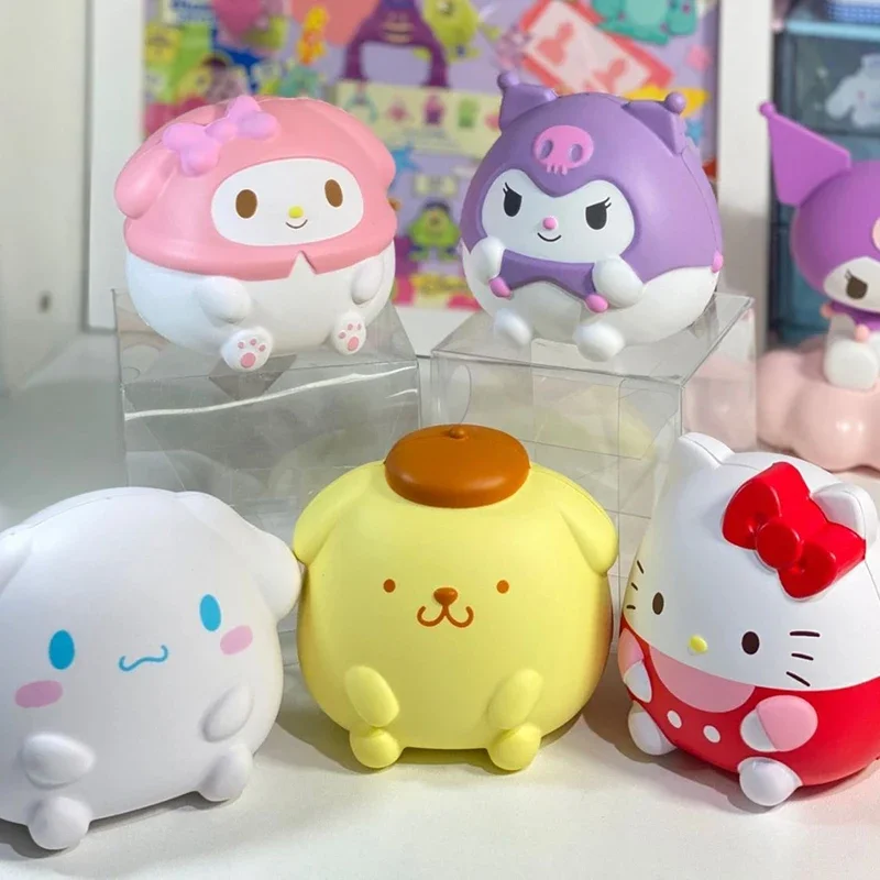 Sanrio декомпрессионная игрушка Hello Kitty для снятия стресса Squishy Kuromi Cinnamoroll аниме