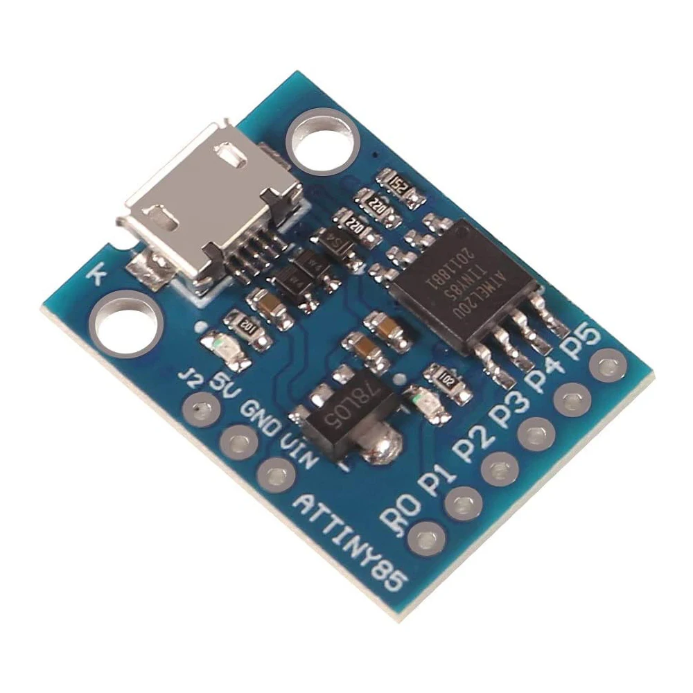 Плата разработки Micro USB TINY85 Digispark Kickstarter макетная плата ATTINY85 модуль для Arduino IIC I2C 1