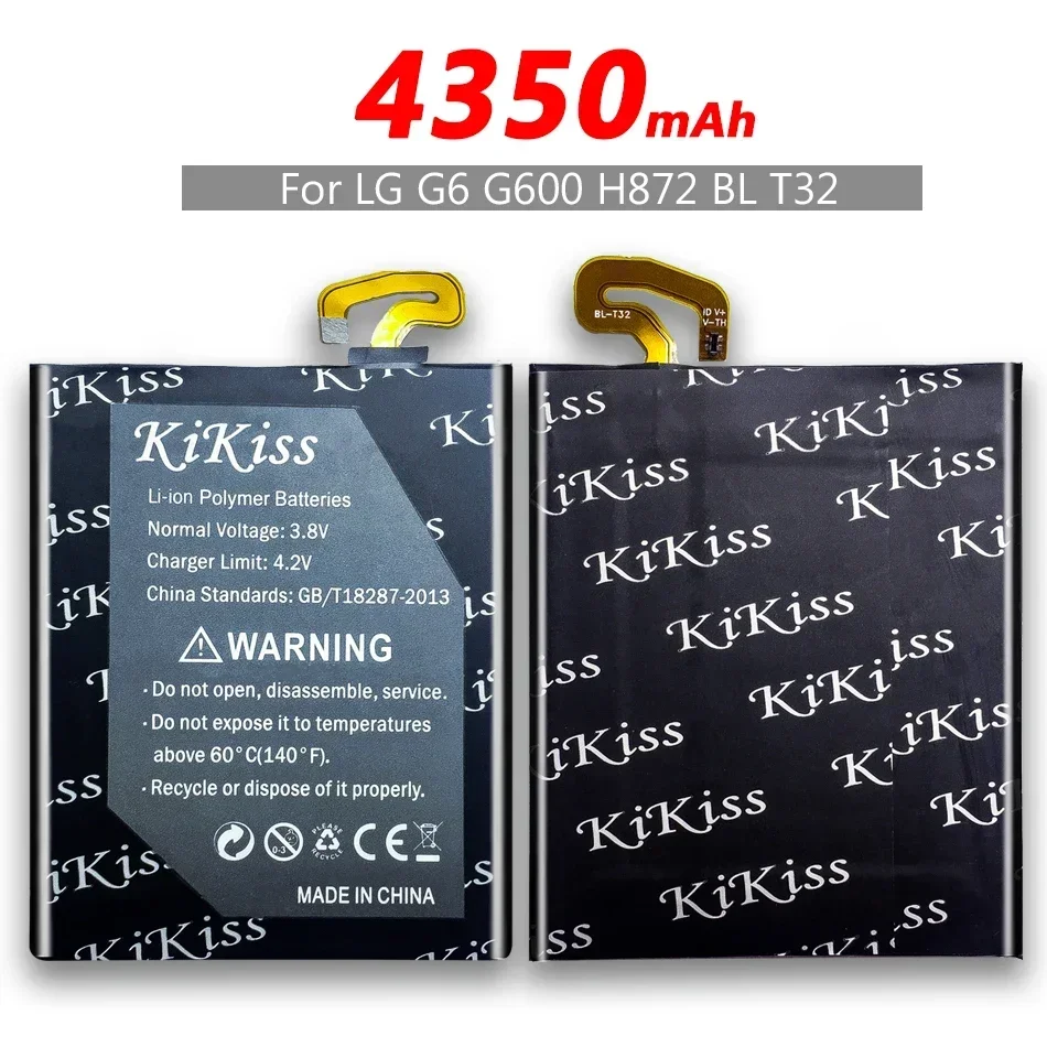Аккумулятор BL-T32 4350 мАч для LG G6 G600L G600S G600K G600V H871 H872 H873 LS993 US997 VS988 BL T32 BLT32 Batteria