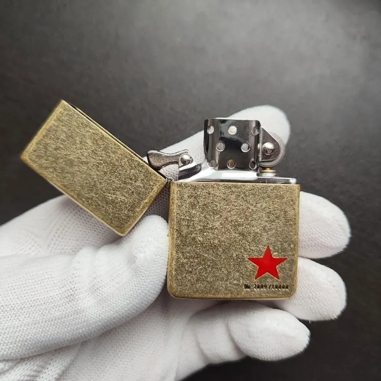 Фото Керосиновая зажигалка Z910, реплика классической зажигалки 1941 года с колесиком, аксессуар для сигарет для мужчин №3