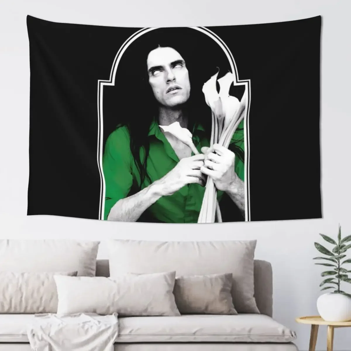 Тип O Negative Band Peter Steele Зеленый гроб Type Гобелен с отрицательной Настенный декор