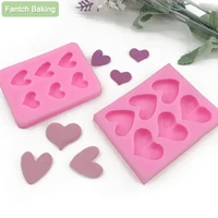 new arrive various love mold soft silicone baking valentines day cake mould hand soap cookies fondant tools cupcake decorating
