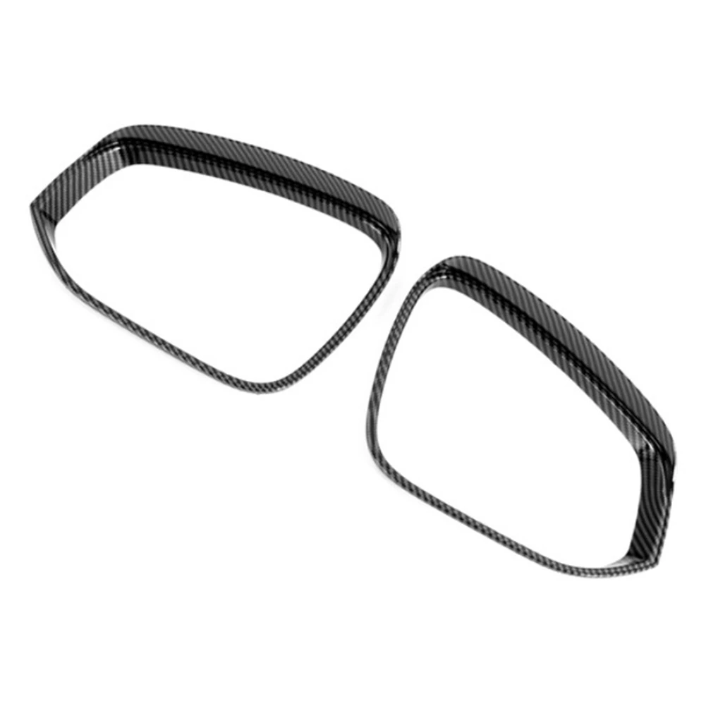 

For Toyota Sienna XL40 2021 2022 Carbon Fibre Car Rearview Mirror Rain Eyebrow Cover Trim Decorative Frame Accessories