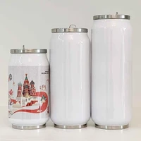 280380450ml can vacum stainless steel blank thermal transfer coating beer can cup thermal bottle cola mugs vacuum water bottle