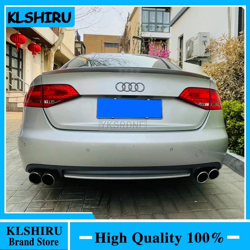 

Спойлер для Audi A4 B8 B8.5 2009 2010 2011 2012 2013 2014 2016 Неокрашенный задний спойлер из АБС-пластика