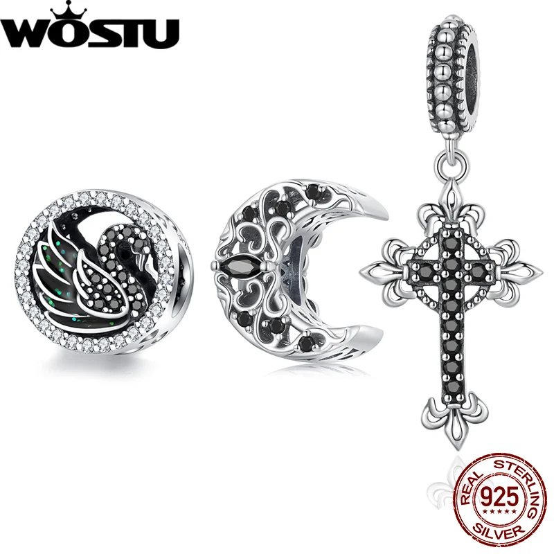 

Женский браслет из серебра 925 пробы, с черным Цирконом