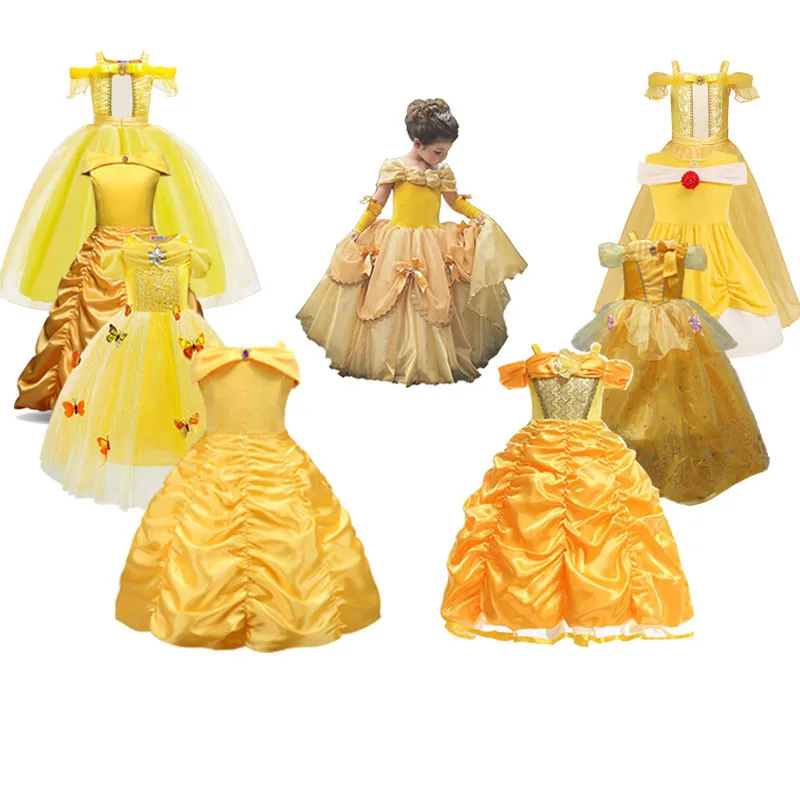 Princess Belle Dress for Girl Kids Floral Ball Gown Child Halloween Bella Beauty and The Beast Costume Kids Birthday Party Dress
Princess Belle Dress for Girl Kids Floral Ball Gown Child Halloween Bella Beauty and The Beast Costume Kids Birthday Party Dress