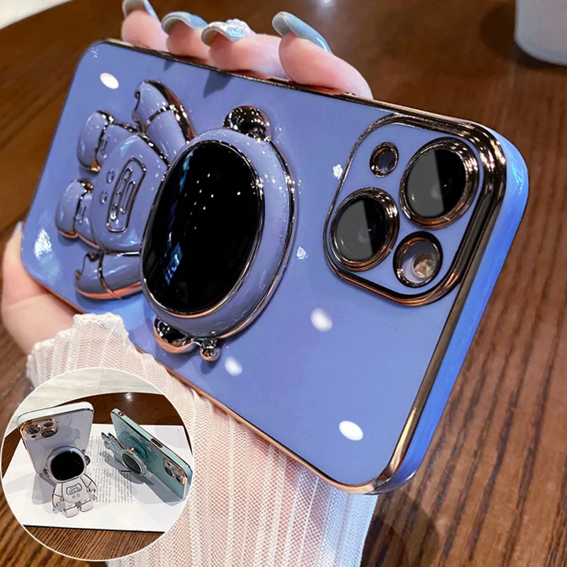 Складной чехол с астронавтом для iPhone 111213 Pro Max Mini XS XR x 78 plus se 2020 66S |