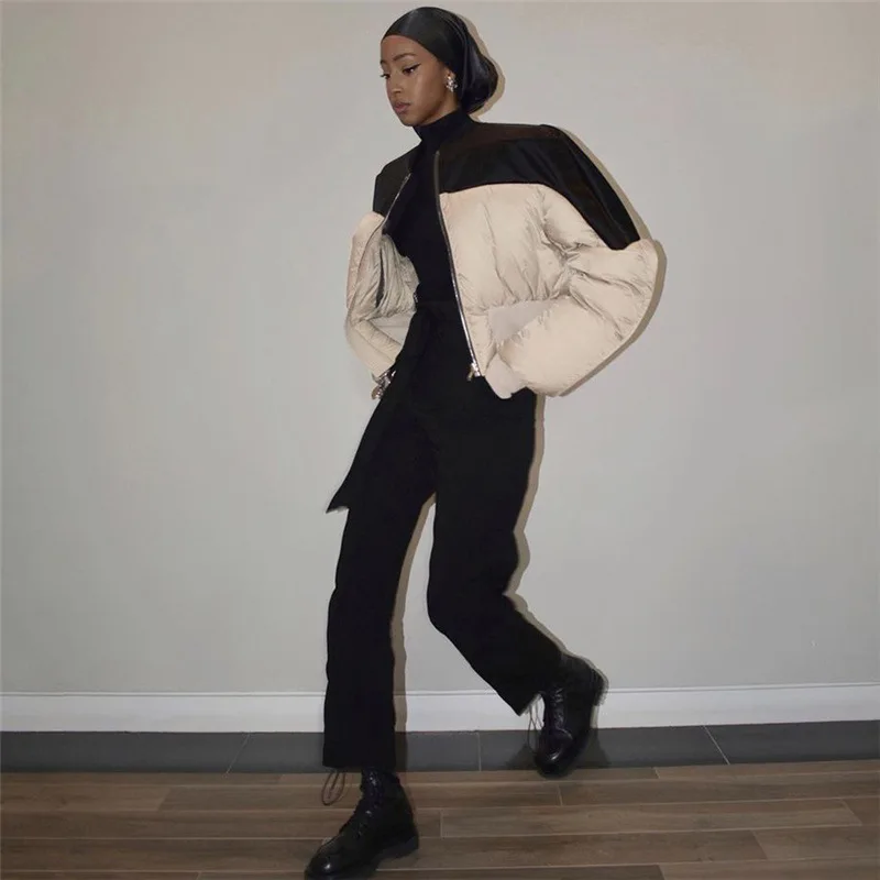 Jackets Women's Clothing 2022 Autumn and Winter New Women's Fashion Collar Thickening Short Loose Cotton Jacket Warm Windproof