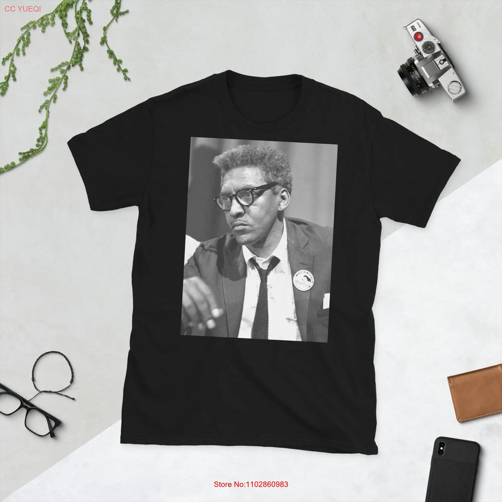 Футболка Bayard Rustin с длинным или коротким рукавом