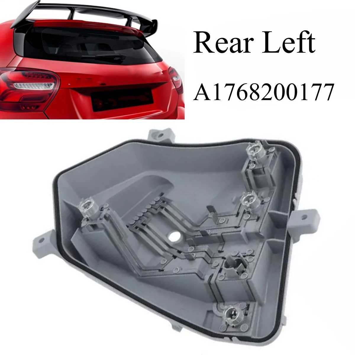 

Левая/правая лампа заднего фонаря для Mercedes-Benz W176 A Class A160 A180 A200 2012-2018, держатель для печатной платы, аксессуары