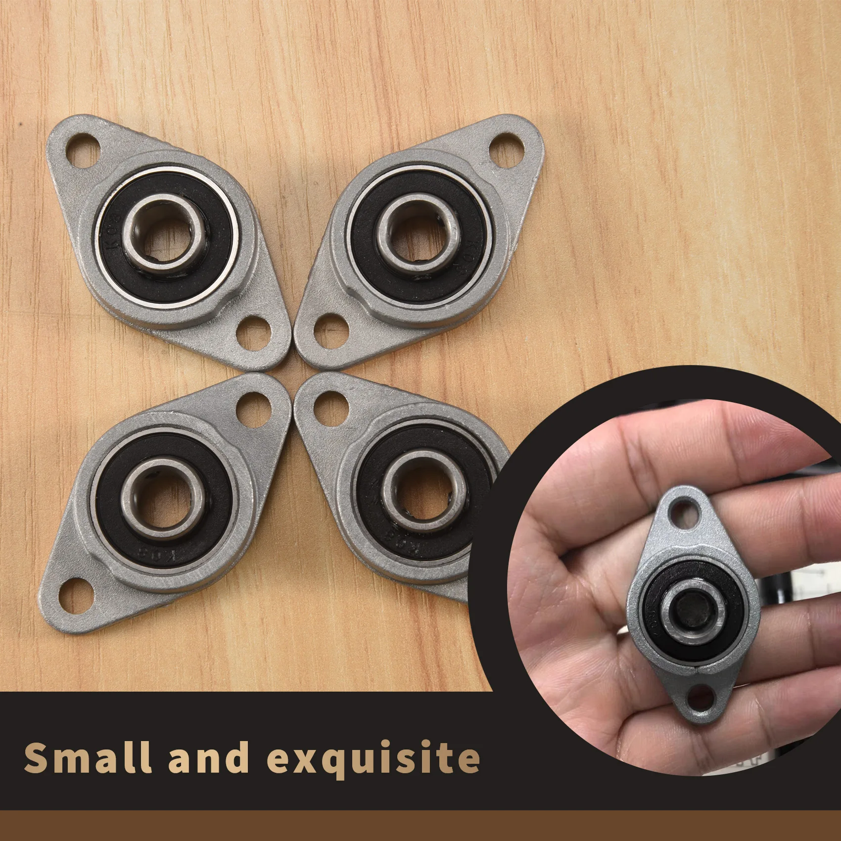 4 шт. Kfl08 опорный подшипник диаметром отверстия 8 мм из цинкового сплава