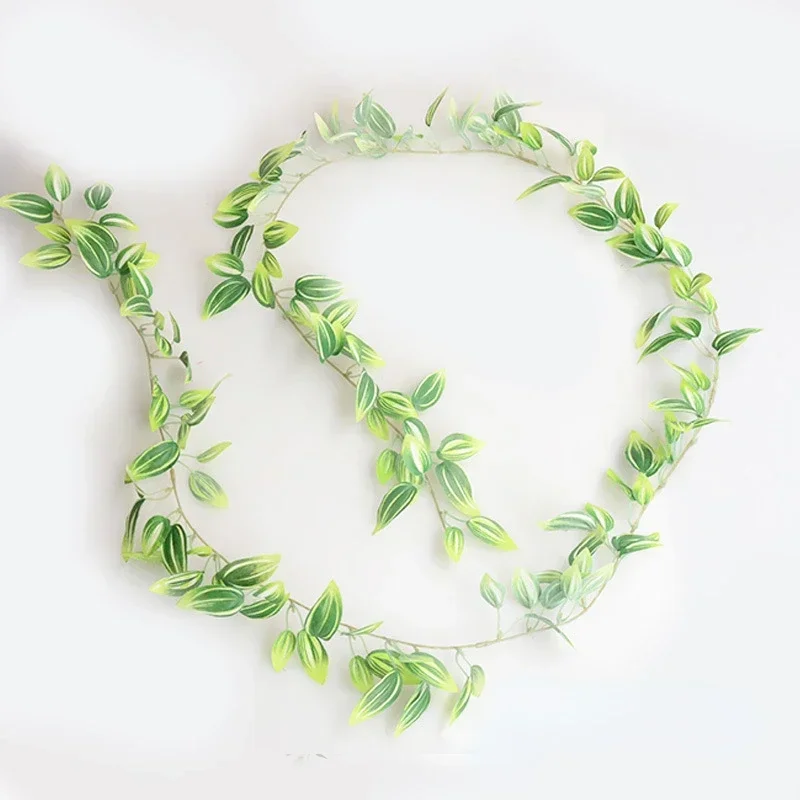 1 8 м Фотофон с зелеными листьями дыни искусственными растениями цветами лозой