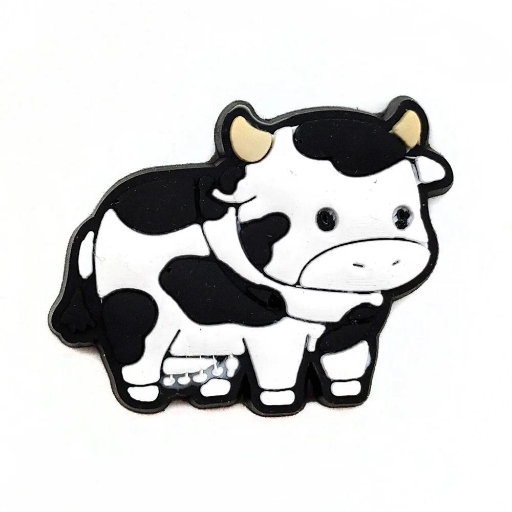 Sales 1Pcs PVC Cute Animal Shoe Charms Accessories Clog Buckle Decorations for Croc Sandals Wristband  Boys Girls Party Gifts