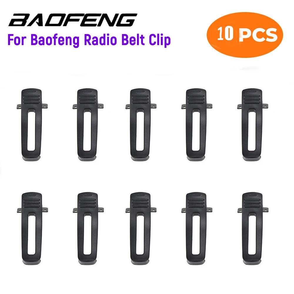 10pc Original Baofeng Belt Clip For GT-3 GT-3TP GT3 Walkie Talkie Two-Way Radio