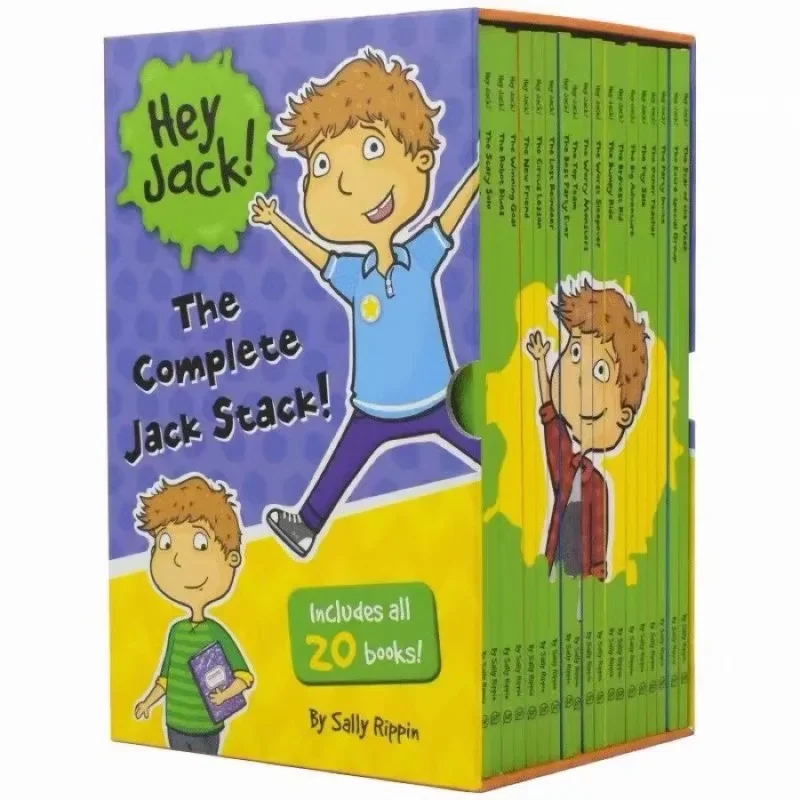 20 книг/набор детская книга с надписью Hey Jack