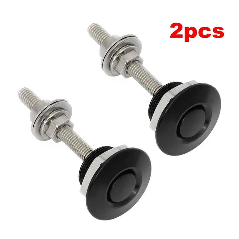 

4 шт. универсальные автомобильные защелки, кнопка, заготовка, быстросъемные крепления, передний бампер, капот двигателя, защелка крышки двигателя, защелка, зажим, алюминий