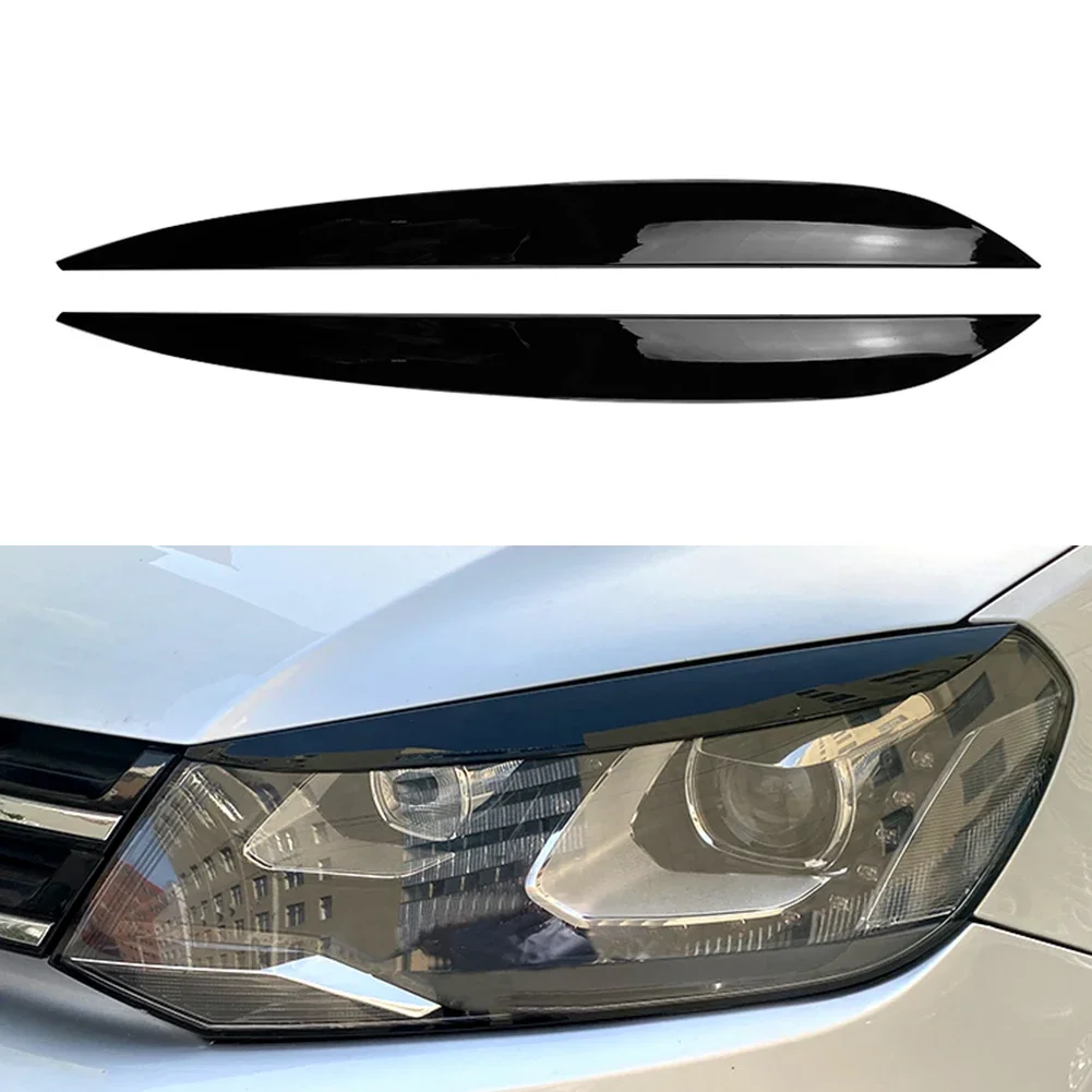 

Для Volkseagen VW Touareg 2010 2011 2012 2013-2018 крышка передней фары для век, накладка на брови, наклейка на фару, автомобильные аксессуары