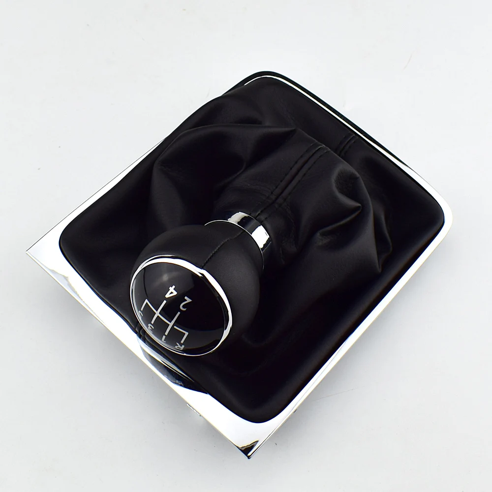 

Головка переключения передач, черная ручка переключения передач, ручка багажника, гетры, рамка 5, 6 скоростей для Volkswagen VW Passat B6 2005-2011