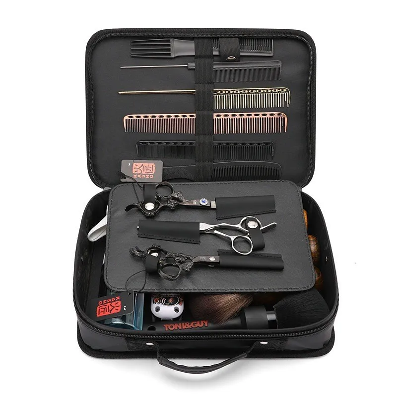Barber Tools Storage Bag Haircut Scissors Valise Multi-Function Organizer Clipper Combs Large Capacity Case Styling |
