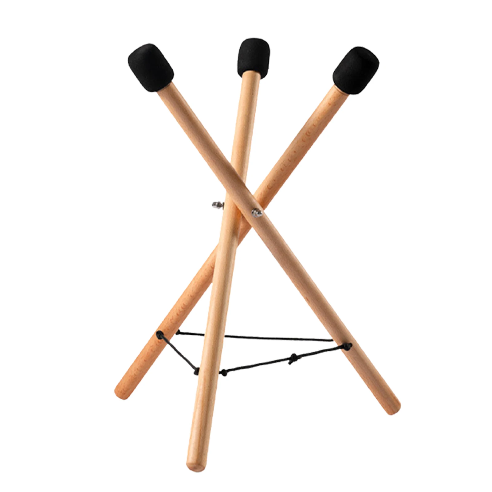 

Snare Holder Solid Wood Universal Adults Beginner Practice Drum Stand Handpan Accessories Bracket Training Adjustable Triangular