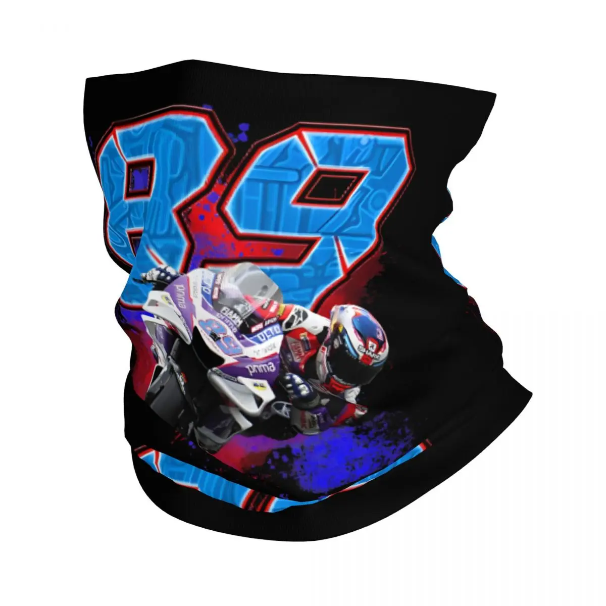 Бандана-шарф для мотокросса с принтом