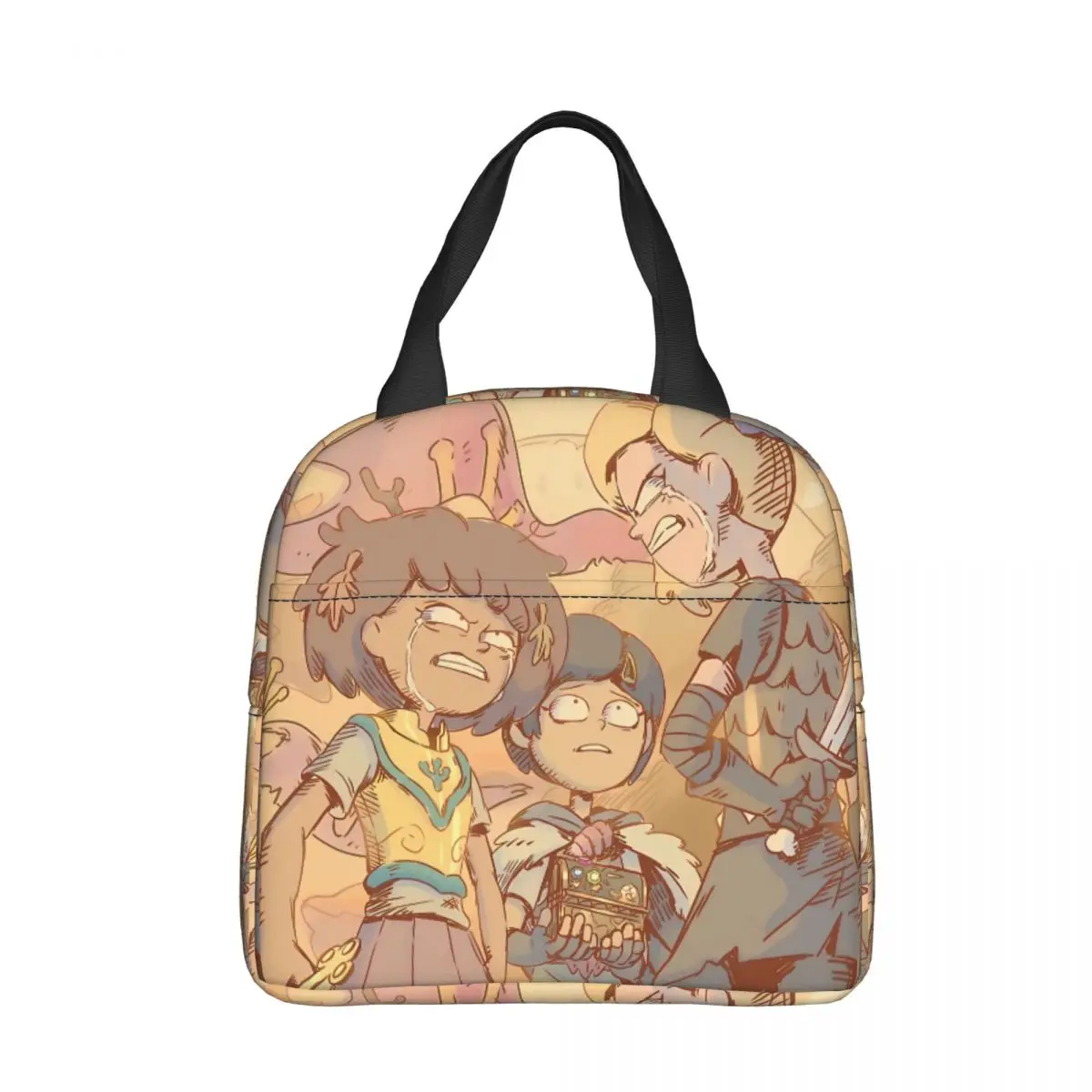 

True Colors Portable Lunch Bag Anime Amphibia Ice Cooler Pack Insulation Picnic Food Storage Bags