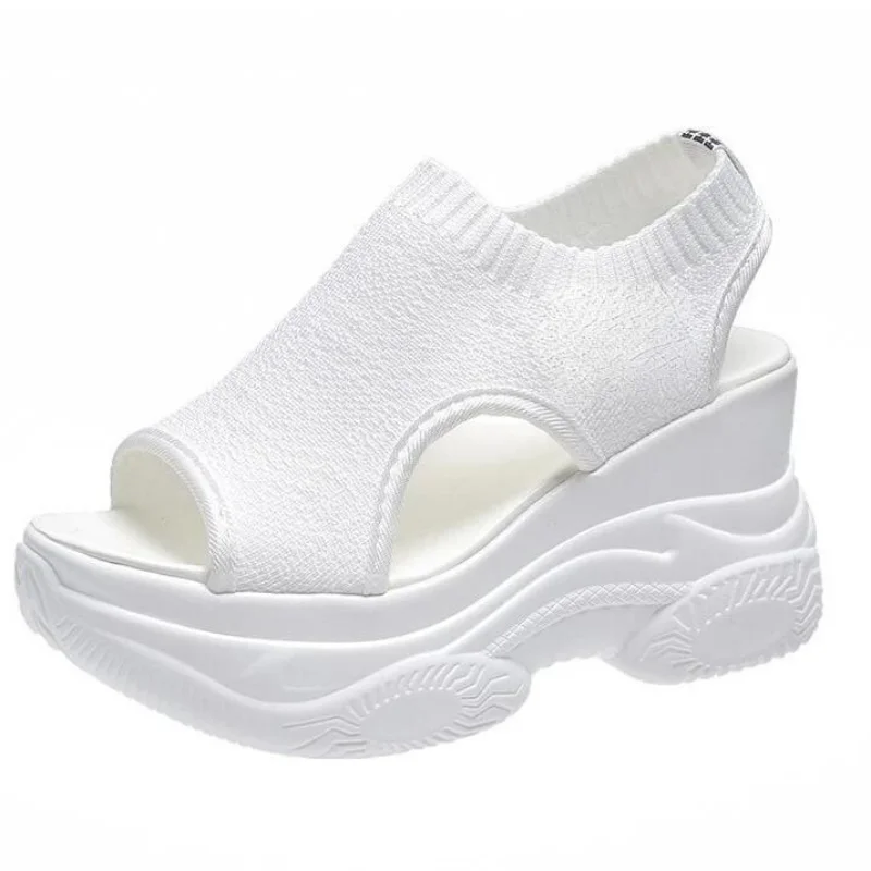 Босоножки женские на толстой подошве модная повседневная обувь сандалии