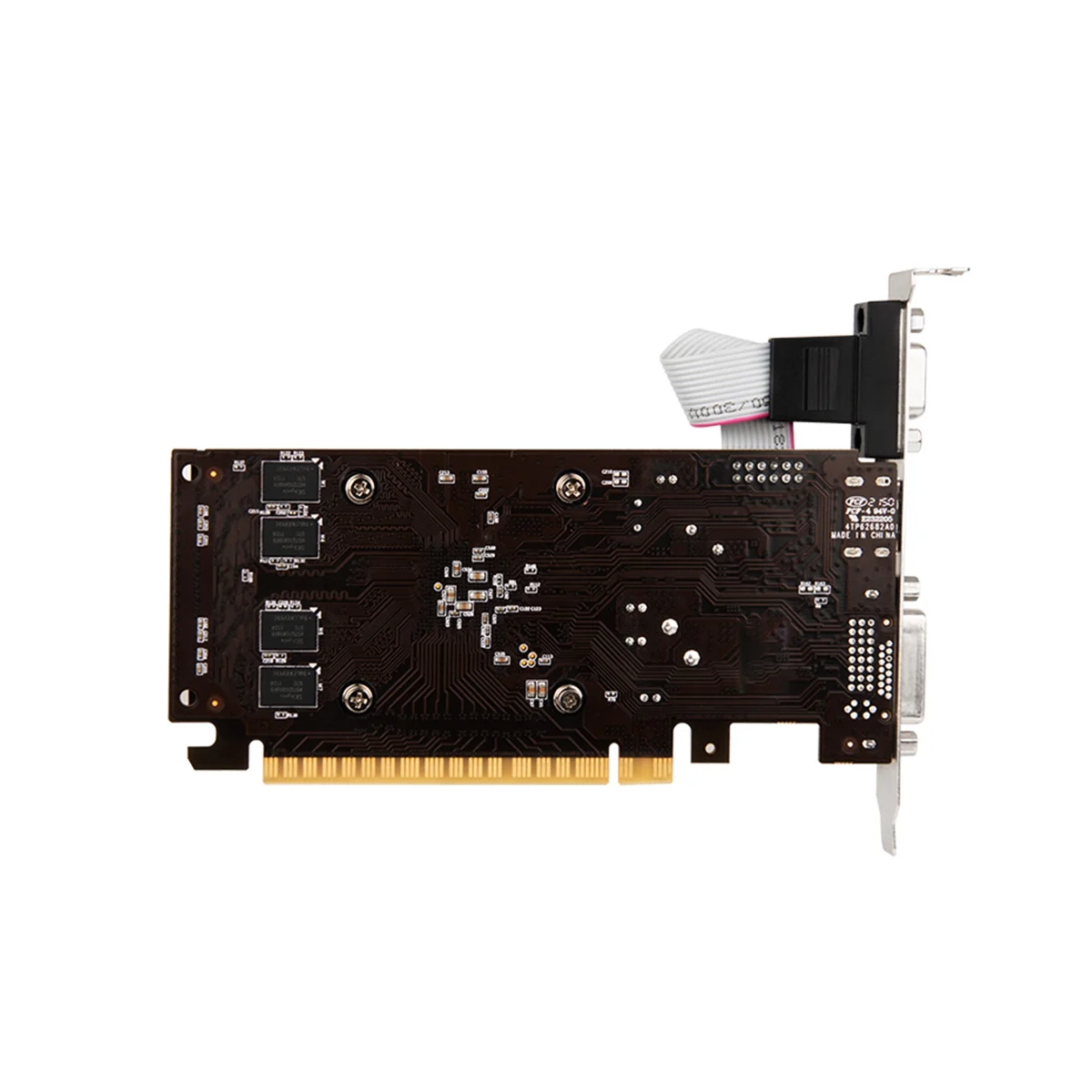 Видеокарта GT610 DDR3 2 Гб 810 МГц компьютерная видеокарта PCI-E 16X HDMI-совместимая + VGA + DVI с низким уровнем шума для настольных ПК