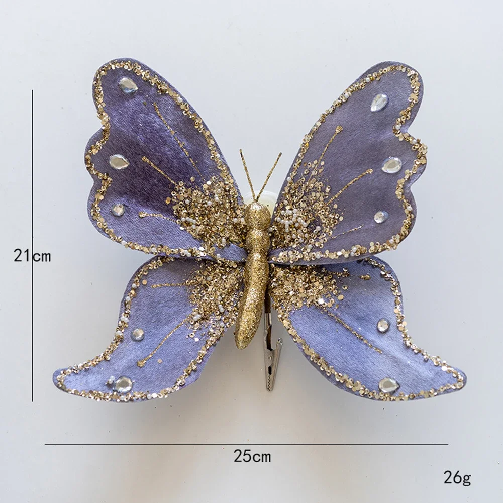 Украшение в виде бабочки с зажимом 21X25 см
