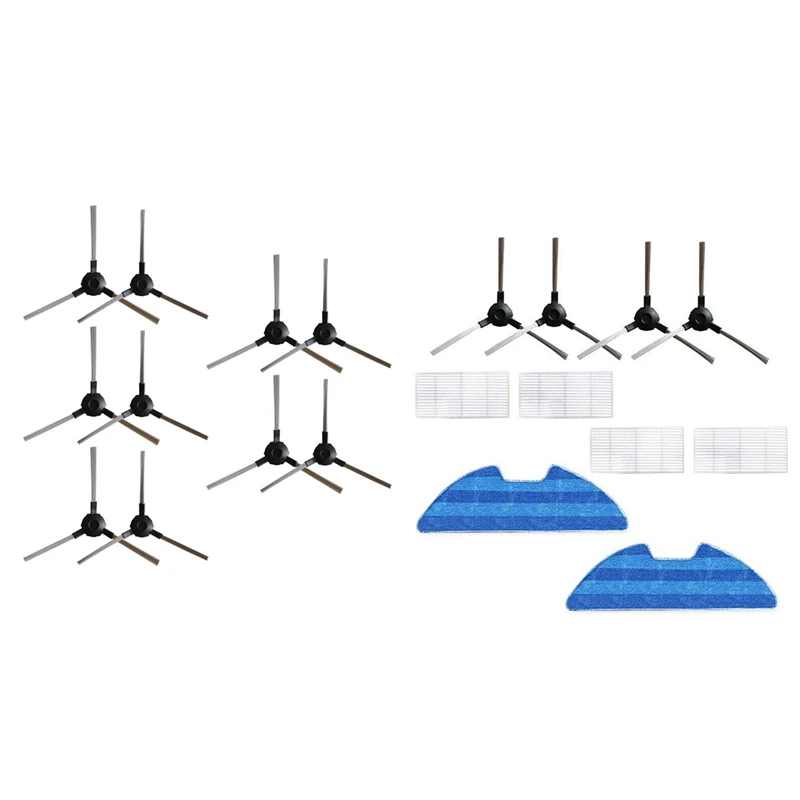 

10 шт., боковые щетки и 1 набор, боковая Швабра для пылесоса Proscenic 811 ГБ/911Se