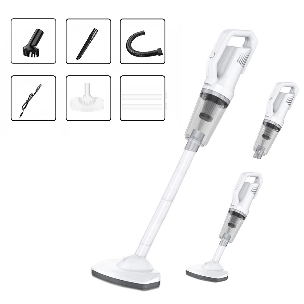 

12000Pa Wireless Car Vacuum Cleaner Cordless Handheld Chargeable Auto Vacuum for Home & Car & Pet Mini Vacuum Cleaner