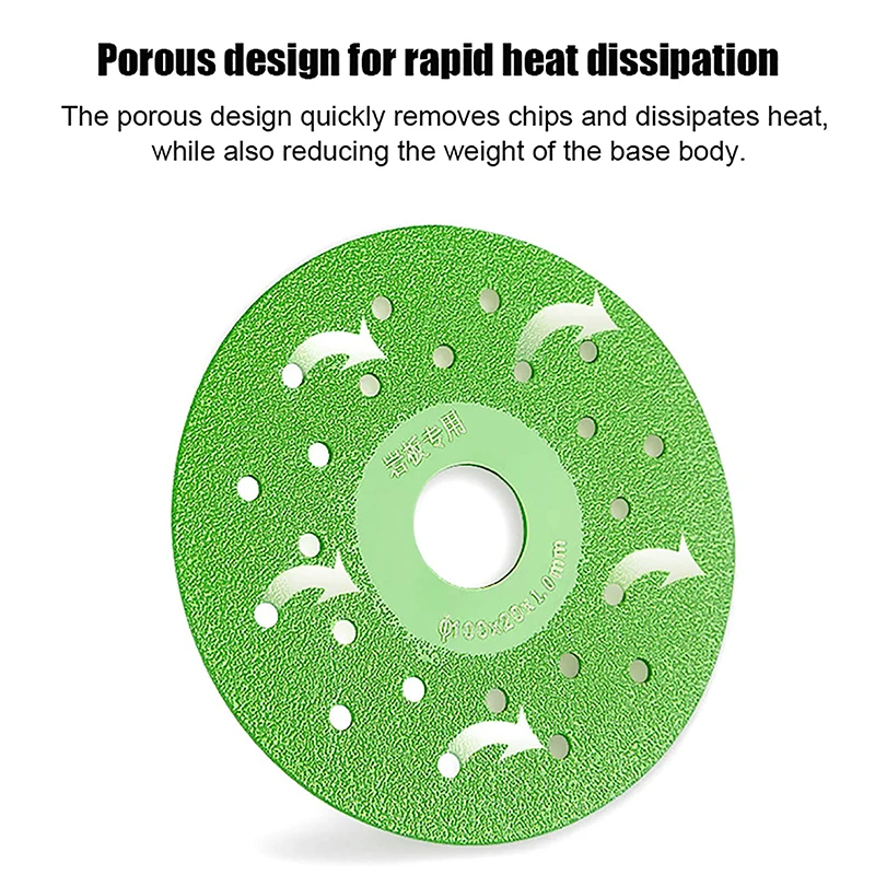 Сверхтонкий режущий диск диаметром 4 дюйма/100 мм для фарфоровой стеклянной