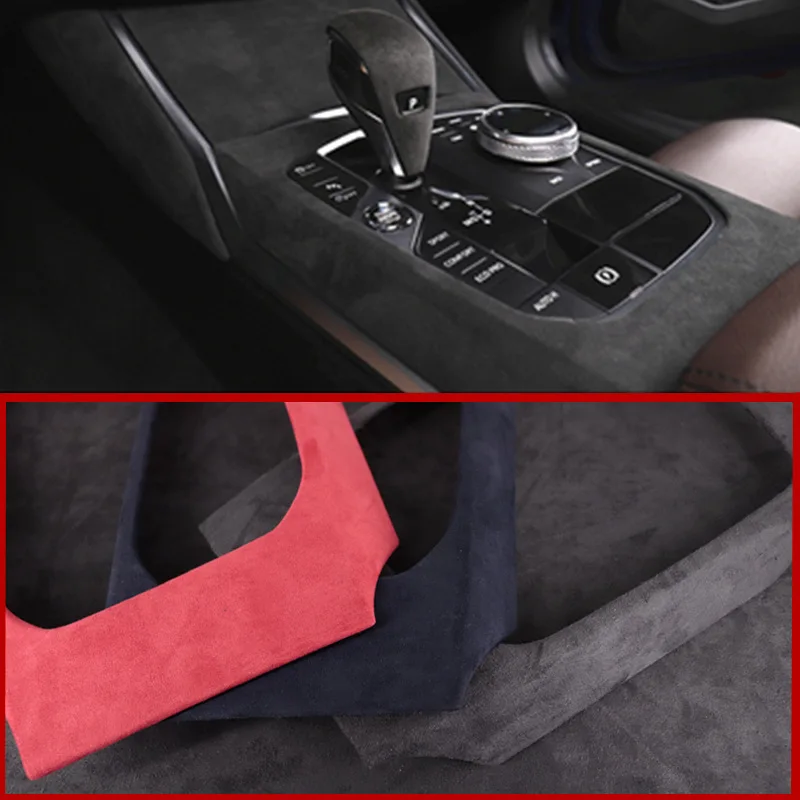 

Подходит для BMW new 3 series 2020 G20 new 4 series G22G23 gear для поворота меховой декоративный чехол