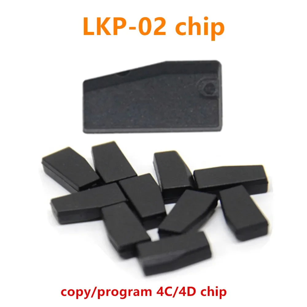 

10 шт. чип автомобильного ключа, оригинальный чип LKP02 LKP-02, можно клонировать чипы 4C/4D/G, можно копировать чип ID46 для программатора Tango и KD-X2, чип BlankChip