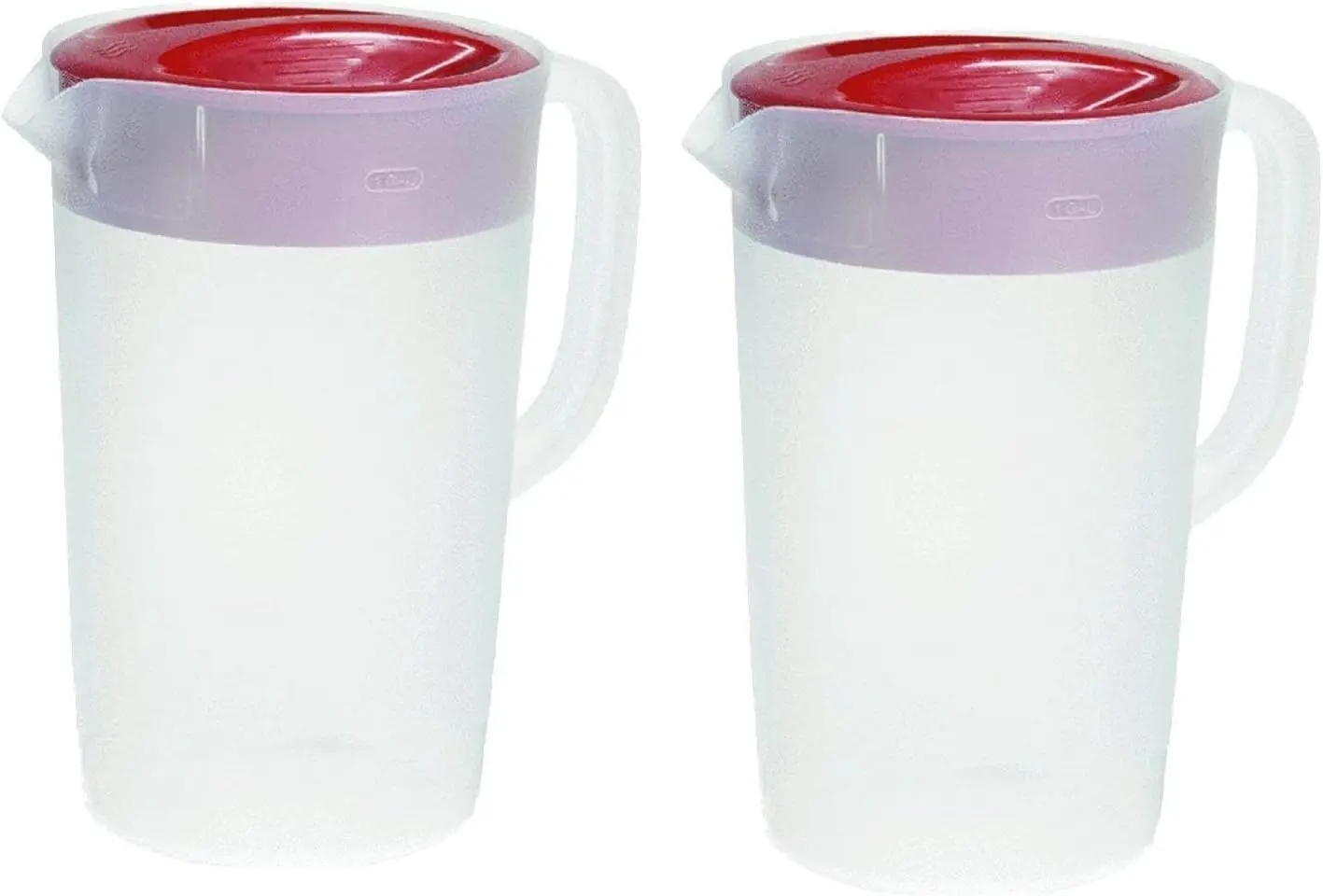 

Gallon Servin' Saver Pitcher (Set of 2), 1, Red Milk pitcher Turkish coffee pot Espresso accessories Frother Milk frothing jug E