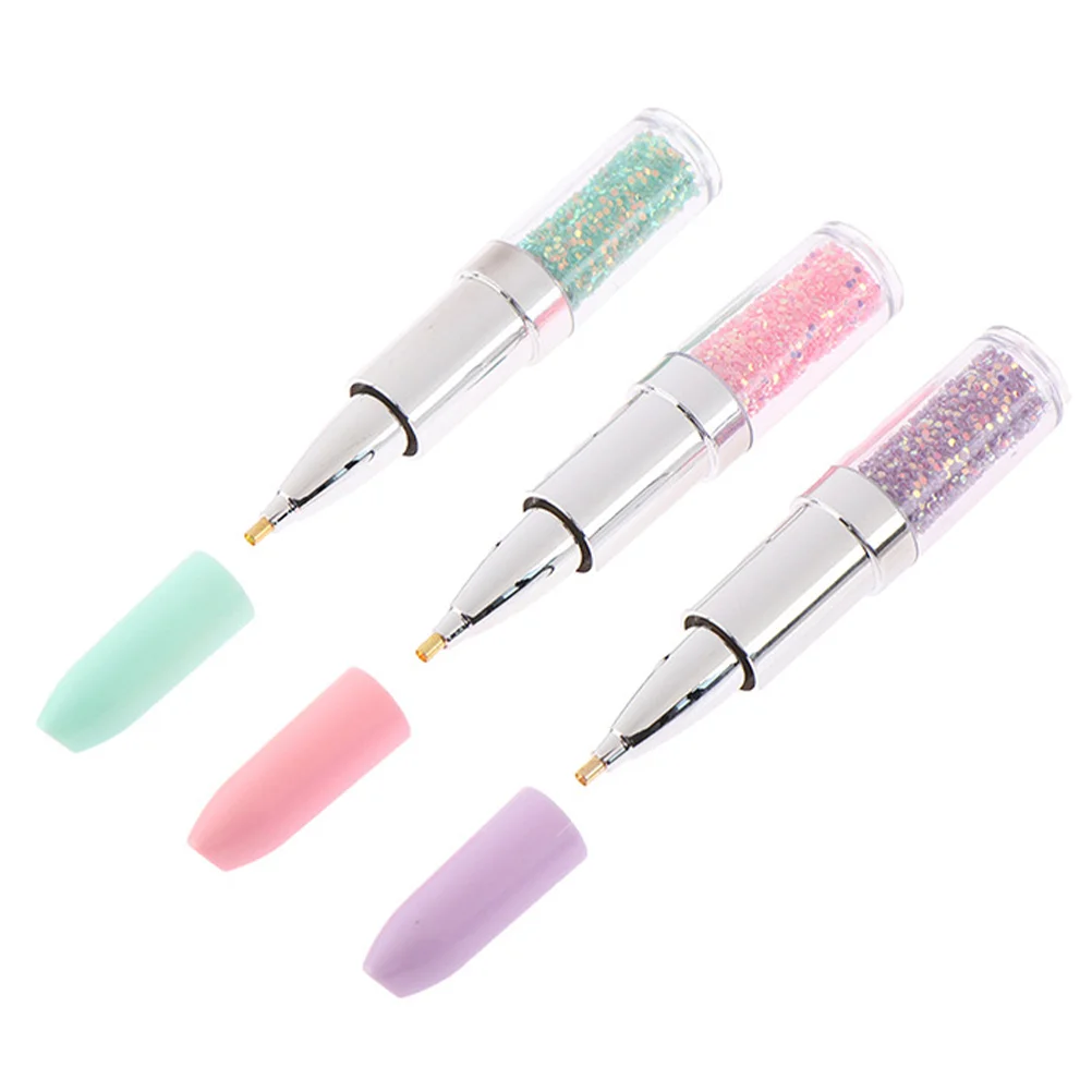 

Pen Diamond Toolrhinestonebeads Drilling Pens 5D Plush Sticky Jewel Picker Drill Embroidery Diy Accessory