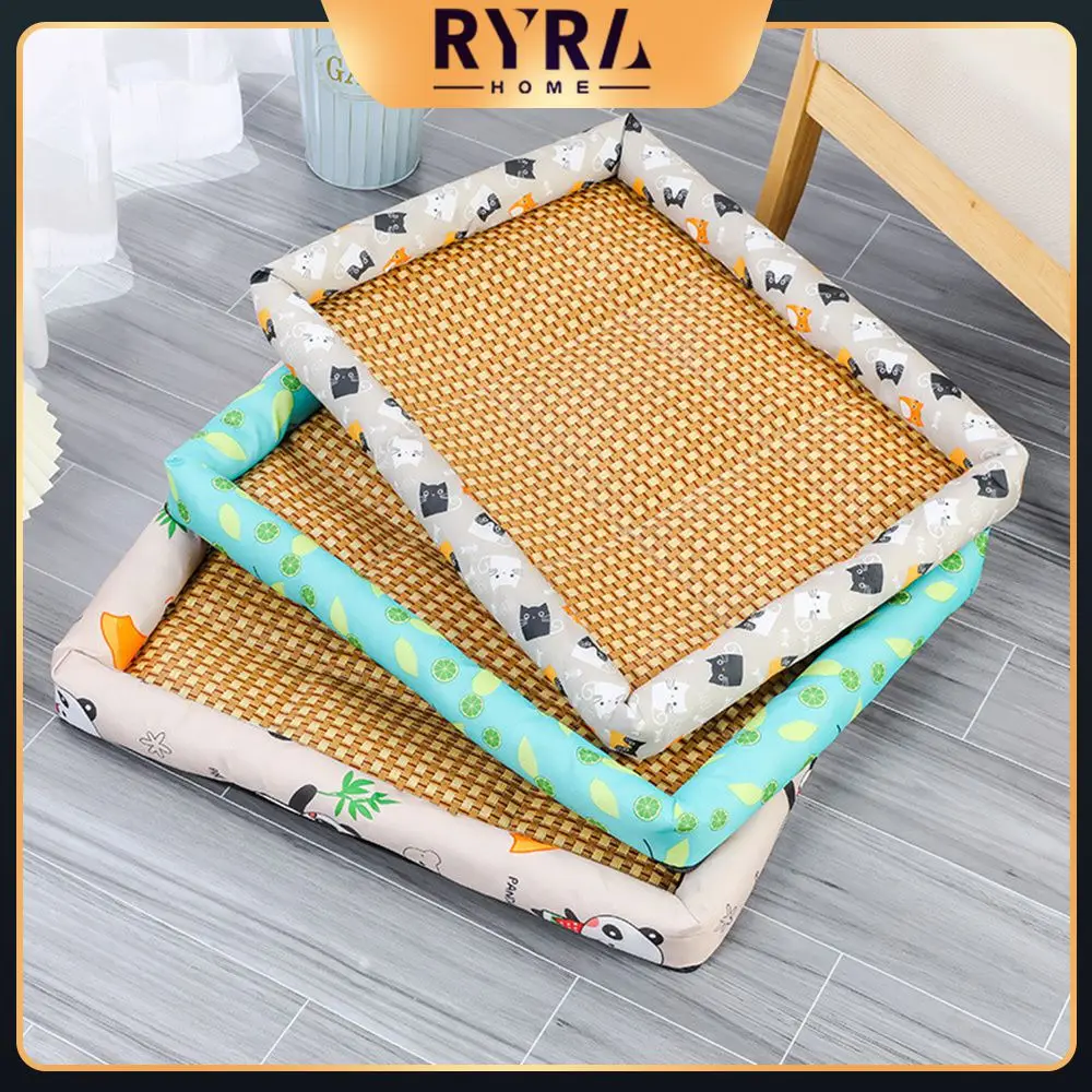 

And Anti-static Suitable For All Seasons. Kennel Soft And Comfortable Multifunctional Summer Mat Stylish And Cute Appearance.